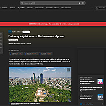 Fusiones y adquisiciones en Mxico caen en el primer trimestre